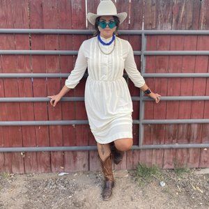 1960s Long Sleeve Dress
